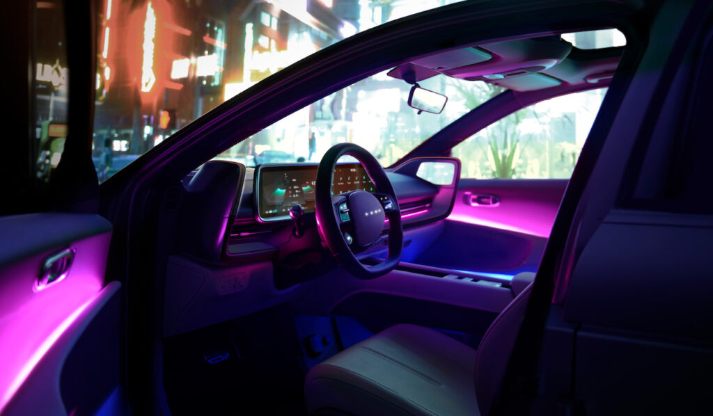 2023 Hyundai Ioniq 6 interior.