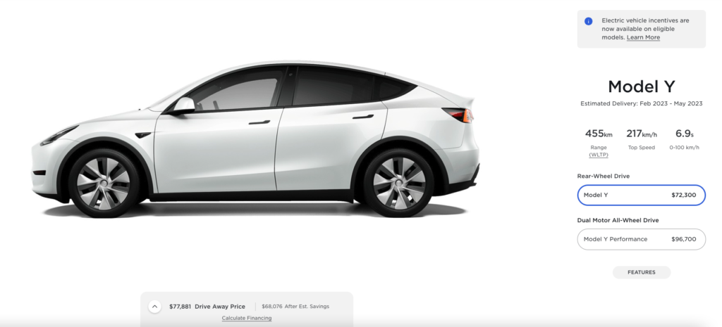 Tesla has increased prices of its Model Y electric SUV by about 5 percent - only a week after it went on sale in Australia