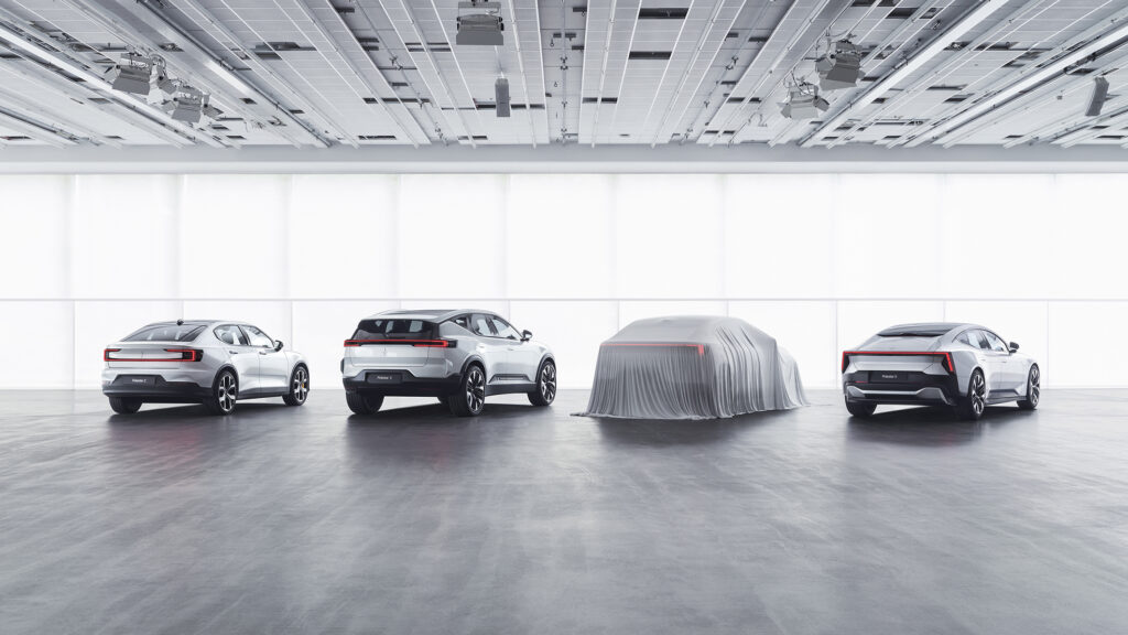Polestar's planned range by 2025: Polestar 2, 3, 4 and 5