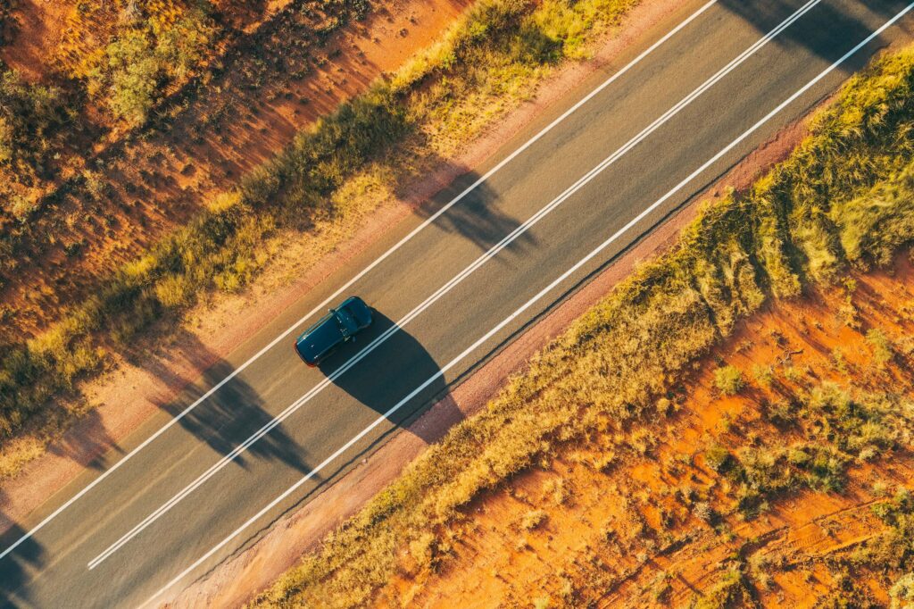 Cupra Born in the outback