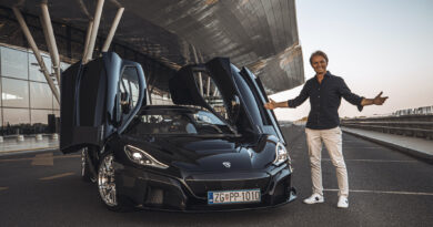 Nico Rosberg takes delivery of the first Rimac Nevera electric hypercar