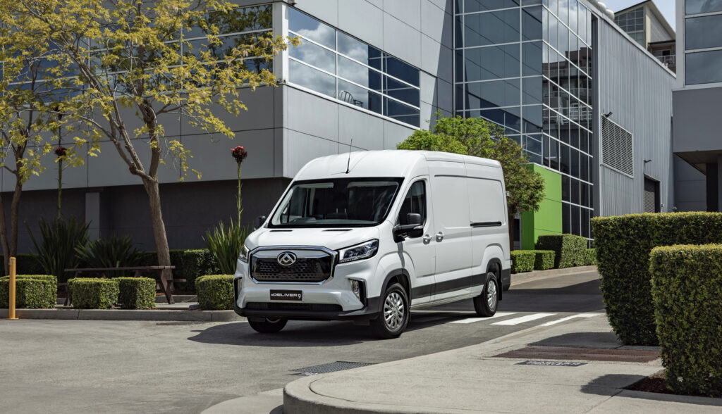 The LDV eDeliver 9 van is available in three body styles.