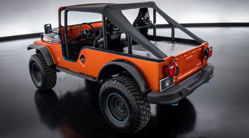 Electric Jeep CJ Surge Concept shown at SEMA 2022