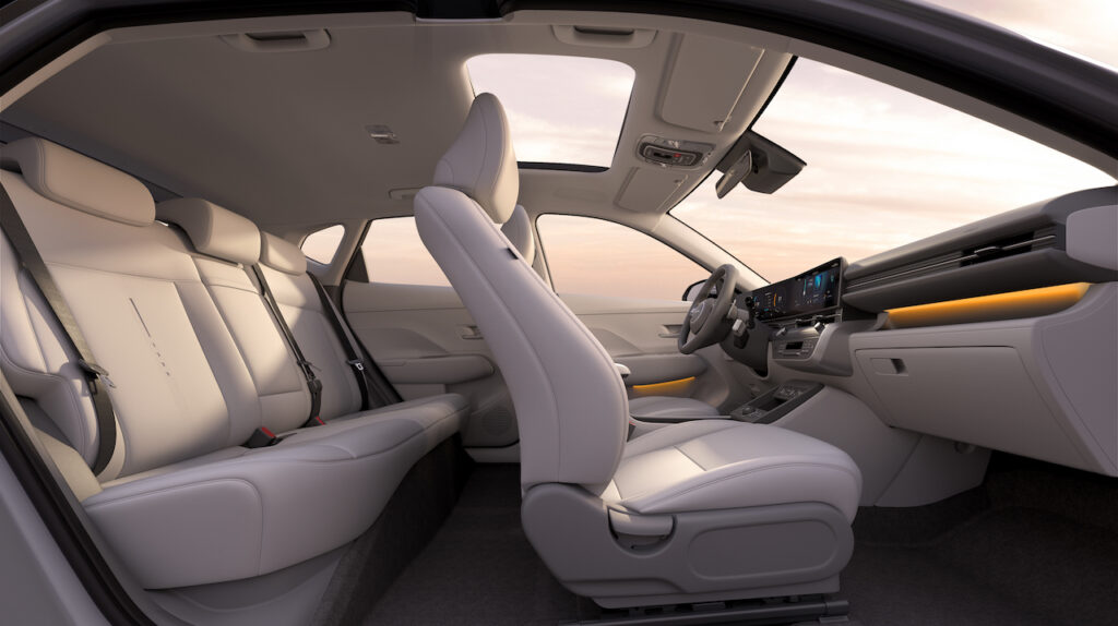 2023 Hyundai Kona interior.