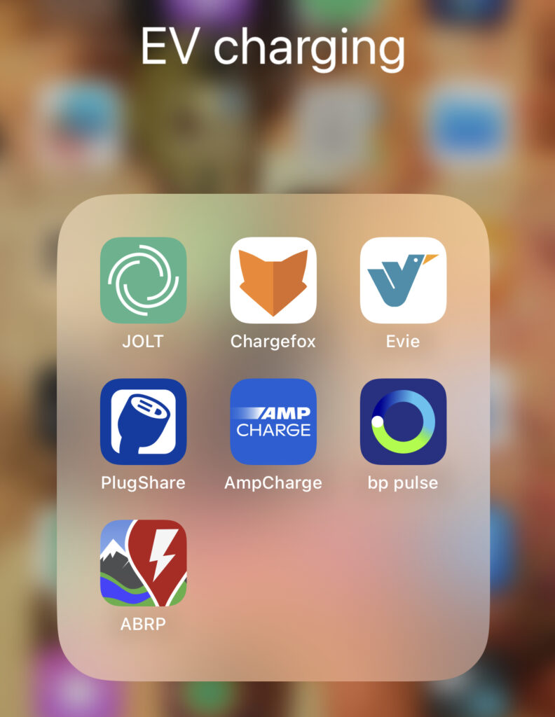 EV charging apps