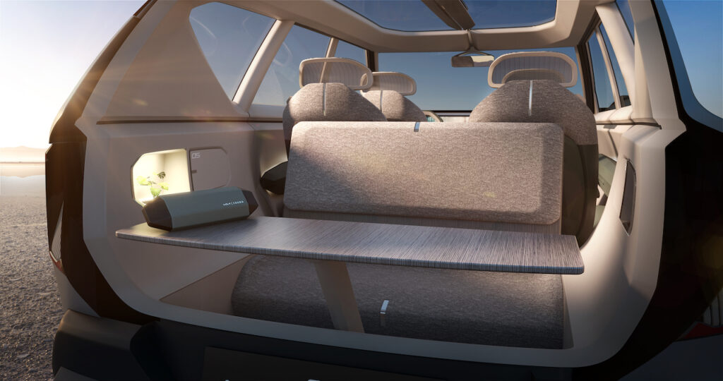 2023 Kia EV5 Concept boot area.