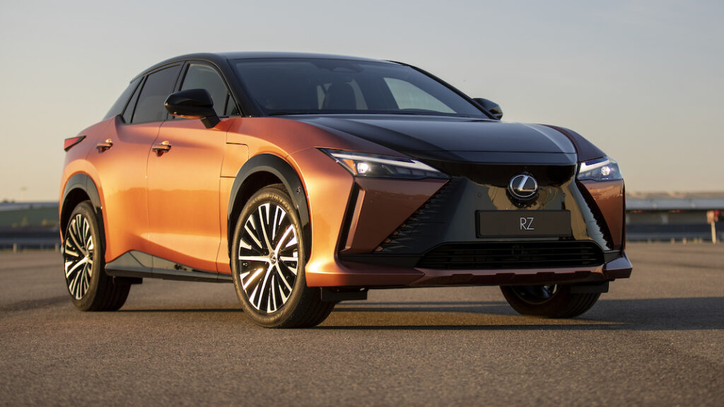 2023 Lexus RZ 450e.