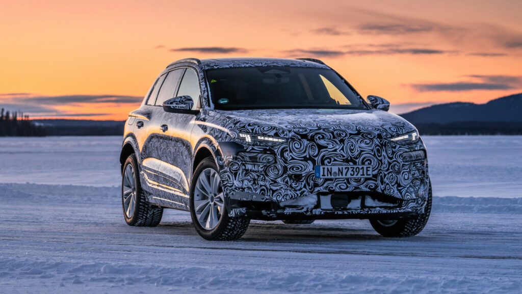 2024 Audi Q6 e-tron prototype.