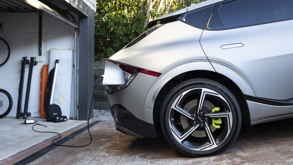 Home charging a 2023 Kia EV6 GT