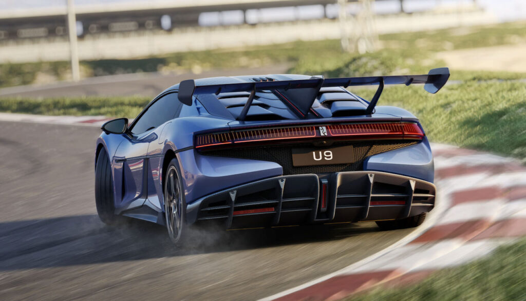 2023 BYD Yangwang U9 supercar.