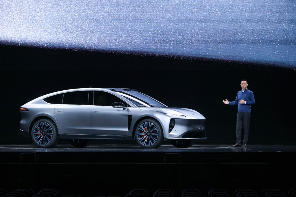 Nio CEO Willian Li introduces the 2025 ET9.