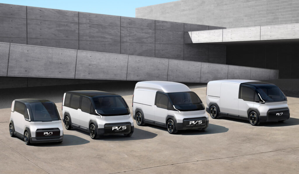 The Kia PV5 is part of a family of planned electric vans