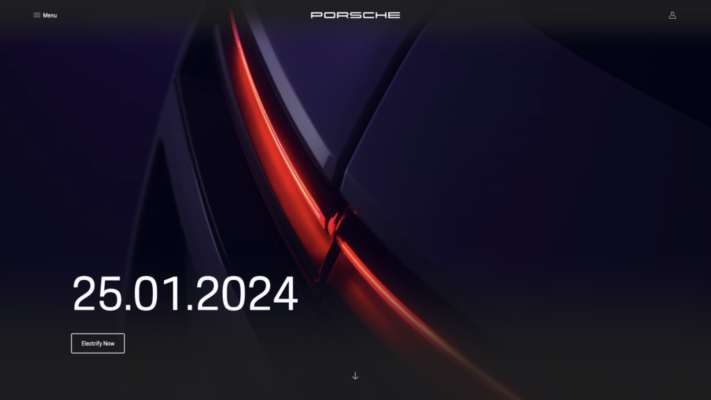 2024 Porsche Macan EV promo shot.