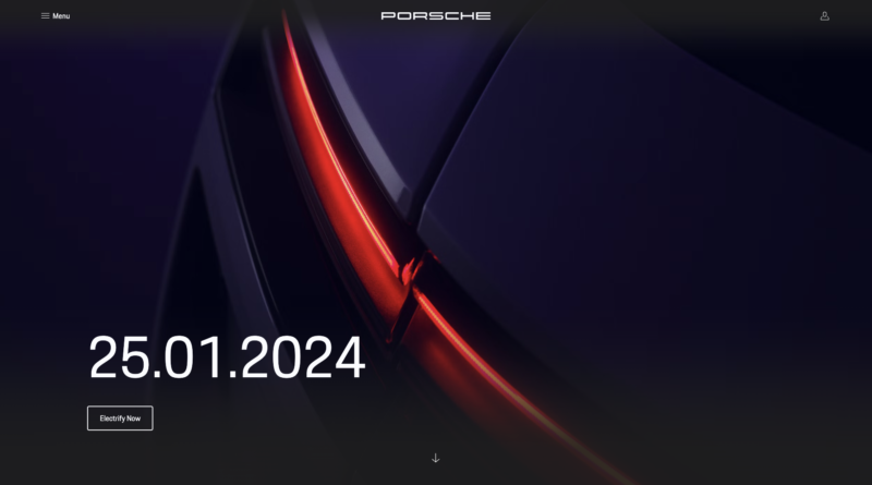 2024 Porsche Macan EV promo shot.