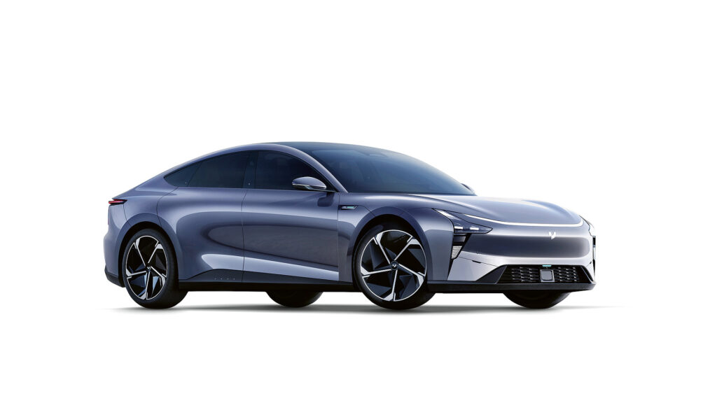 Jiyue 07 electric sedan.