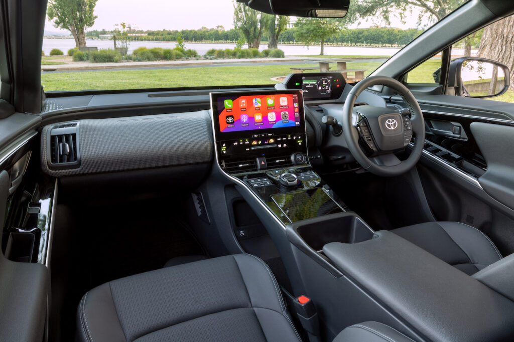 2024 Toyota bZ4X interior.