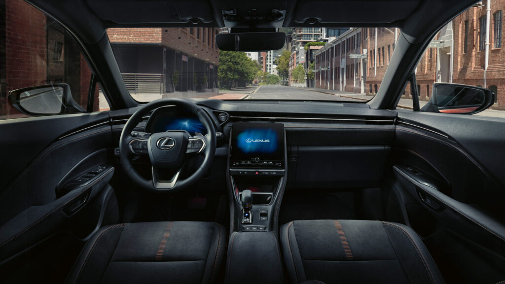 2024 Lexus LBX interior.