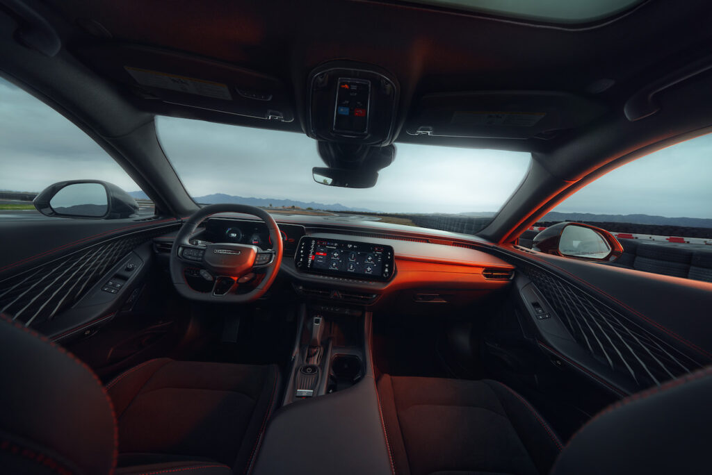 2024 Dodge Charger Daytona interior.