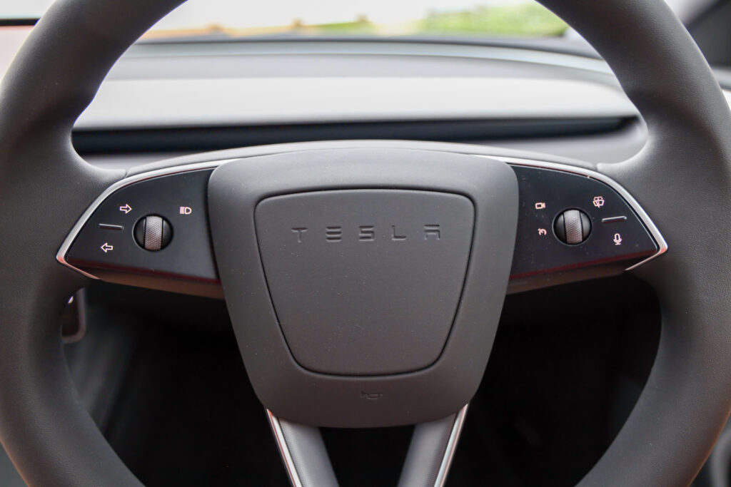 Tesla Model 3 steering wheel