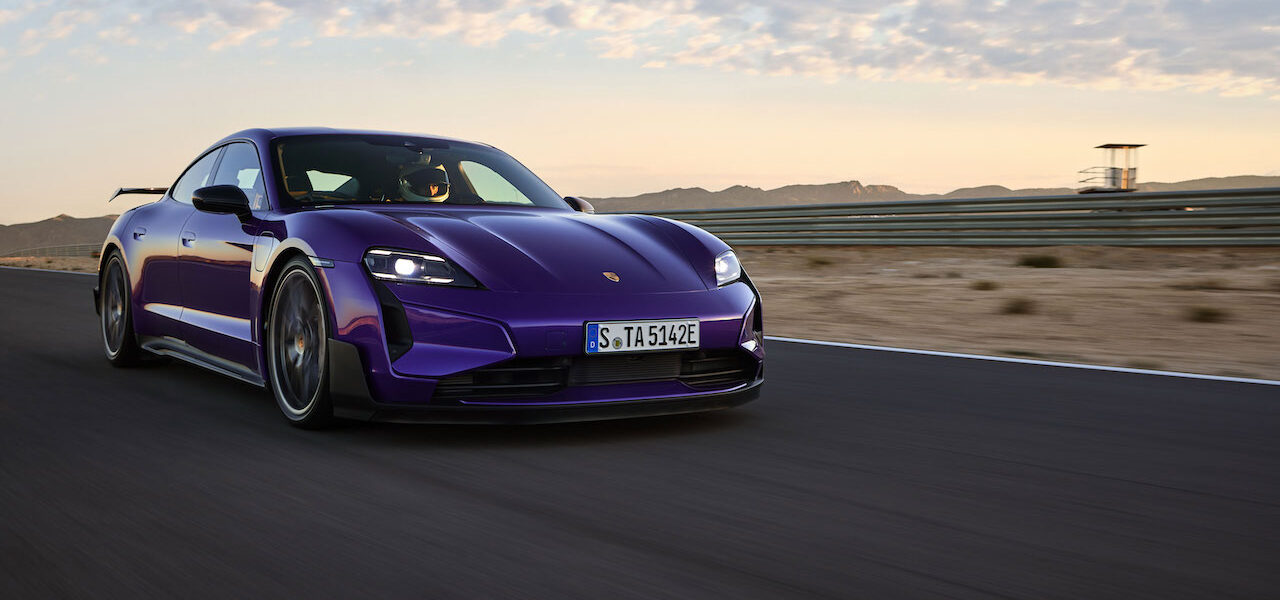 2024 Porsche Taycan GT.