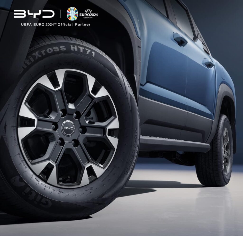 2025 BYD Shark tease.