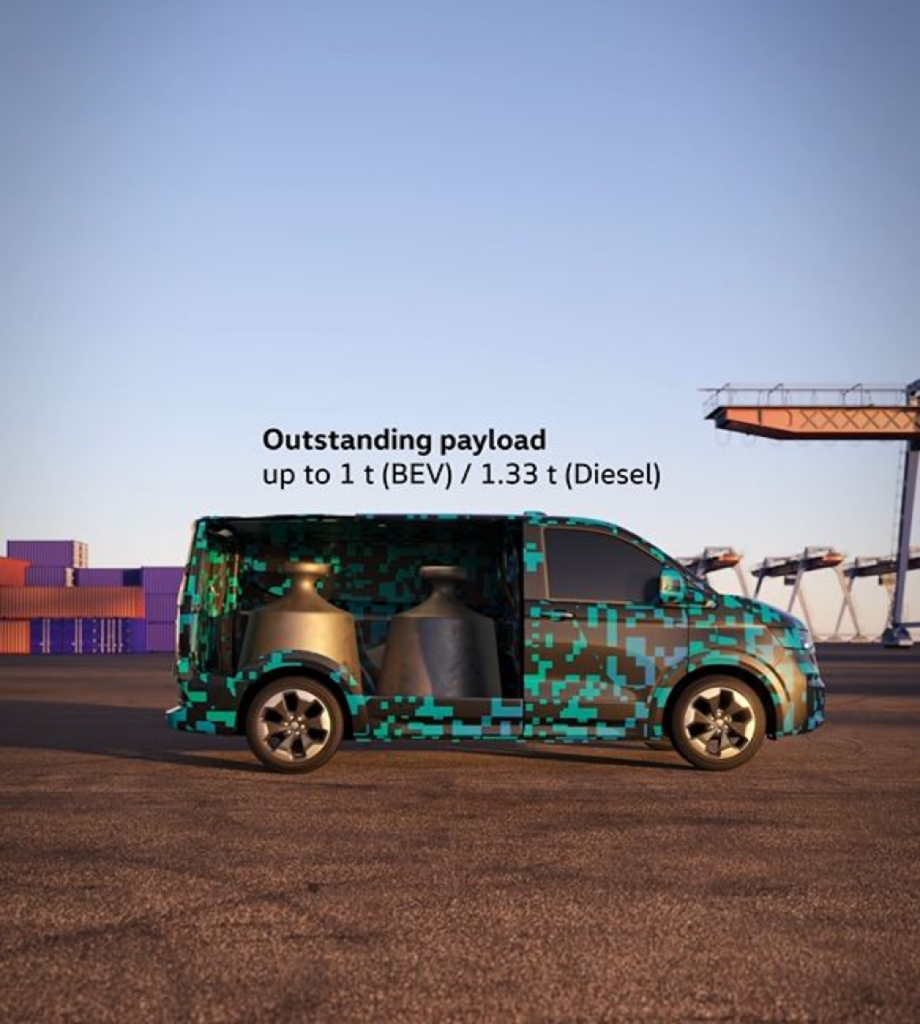 2025 Volkswagen T7 eTransporter.