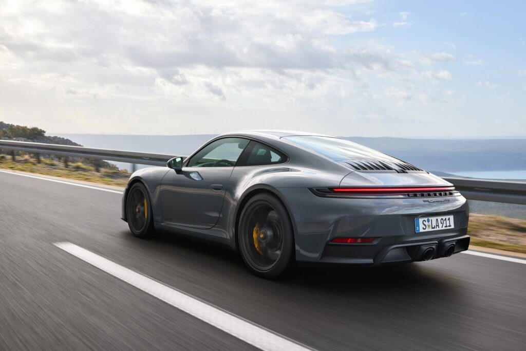 2025 Porsche 911 Carrera GTS (generation 992.2), which gets the innovative T-Hybrid petrol-electric hybrid system