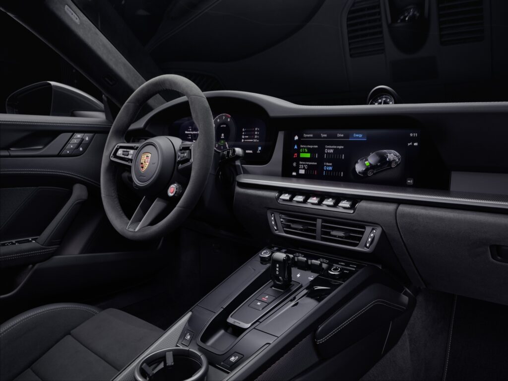 2025 Porsche 911 GTS interior, part of the 992.2 update