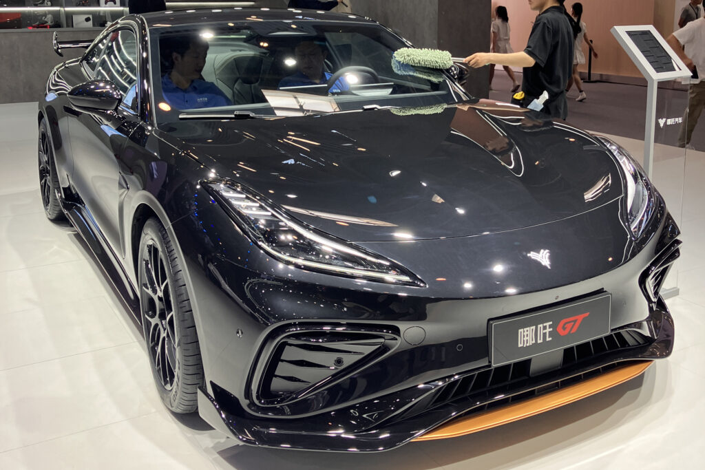 Neta GT at the 2024 Beijing Motor Show