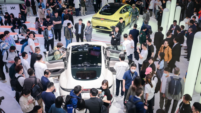 EVs, influencers and riot police: Our man Iain Curry on the ground at the Beijing Motor Show