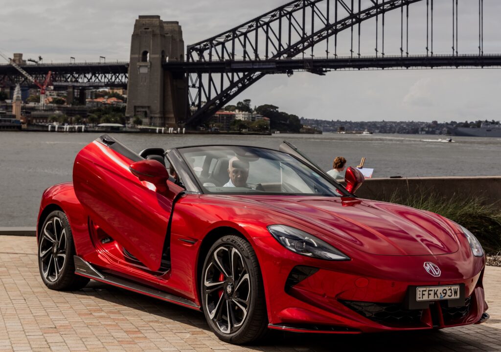 MG Cyberster arrives in Australian dealerships late in 2024