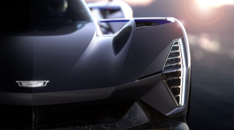 2024 Cadillac prototype sports racing car.