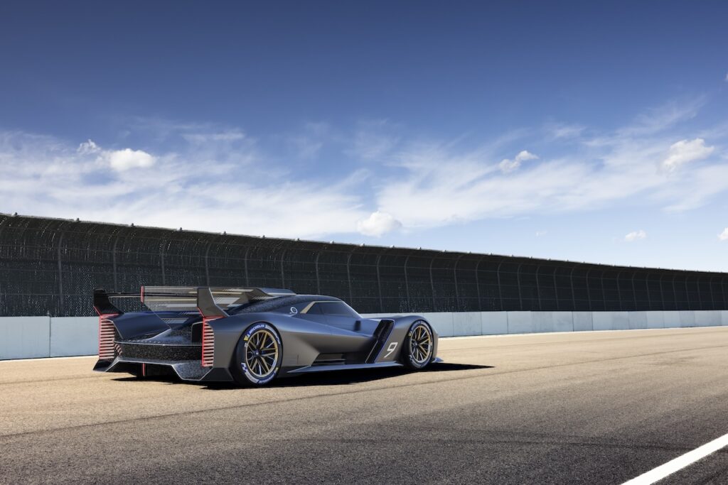 2024 Cadillac prototype sports racing car.