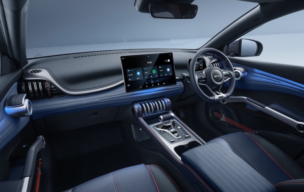 2024 BYD Atto 3 interior.