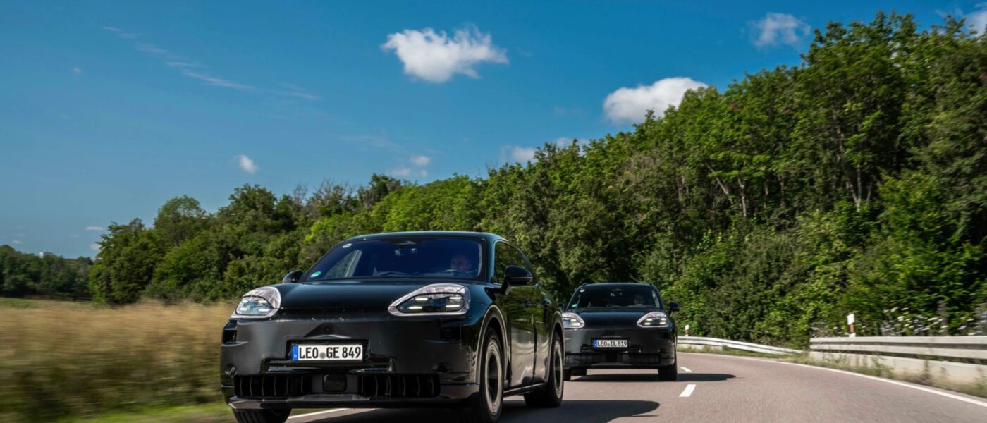 2025 Porsche Cayenne EV development prototypes
