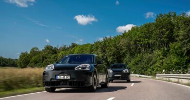 2025 Porsche Cayenne EV development prototypes