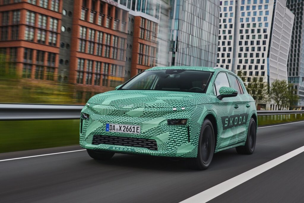 2025 Skoda Elroq medium electric SUV.