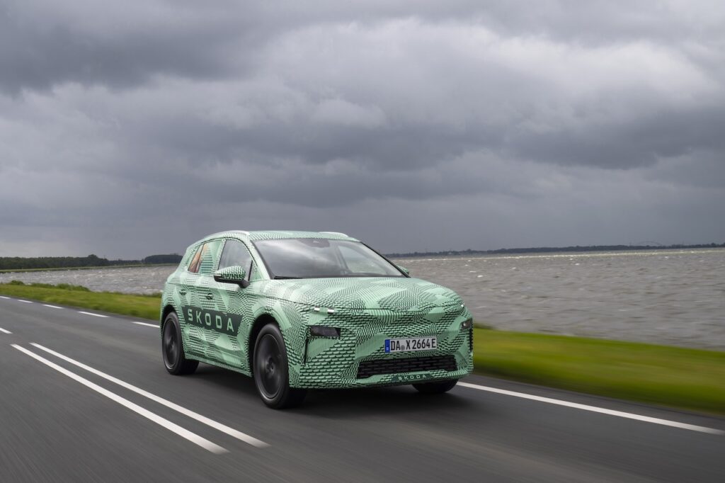 2025 Skoda Elroq medium electric SUV.