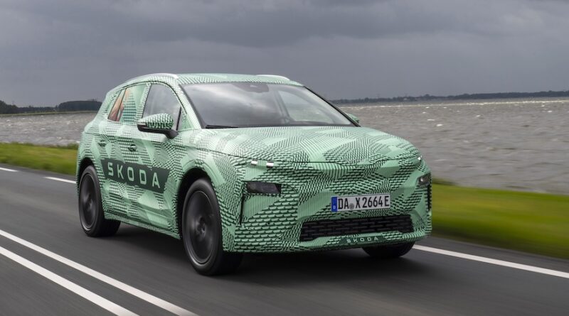 2025 Skoda Elroq medium electric SUV.