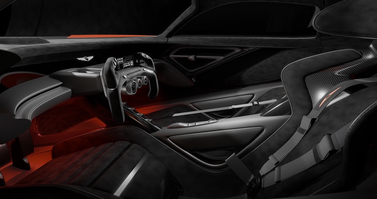 Genesis X Gran Racer Vision Gran Turismo Concept interior.