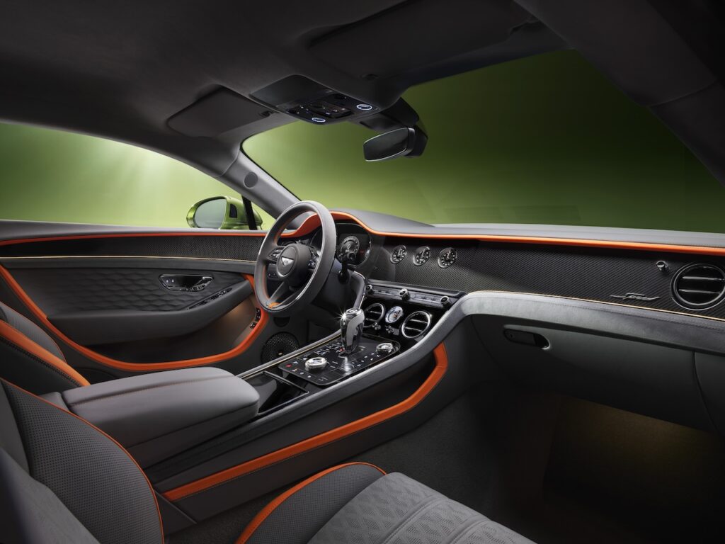 2025 Bentley Continental GT Speed PHEV interior.