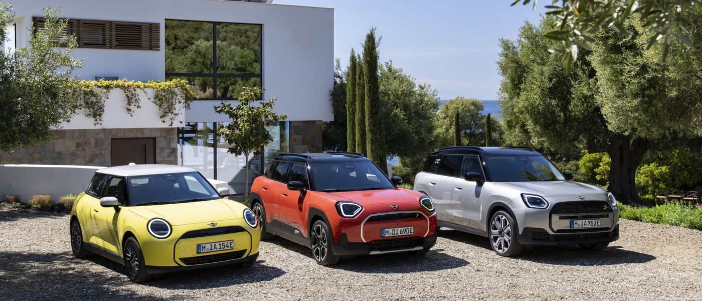 The Mini family: Cooper, EV-only Aceman and Countryman