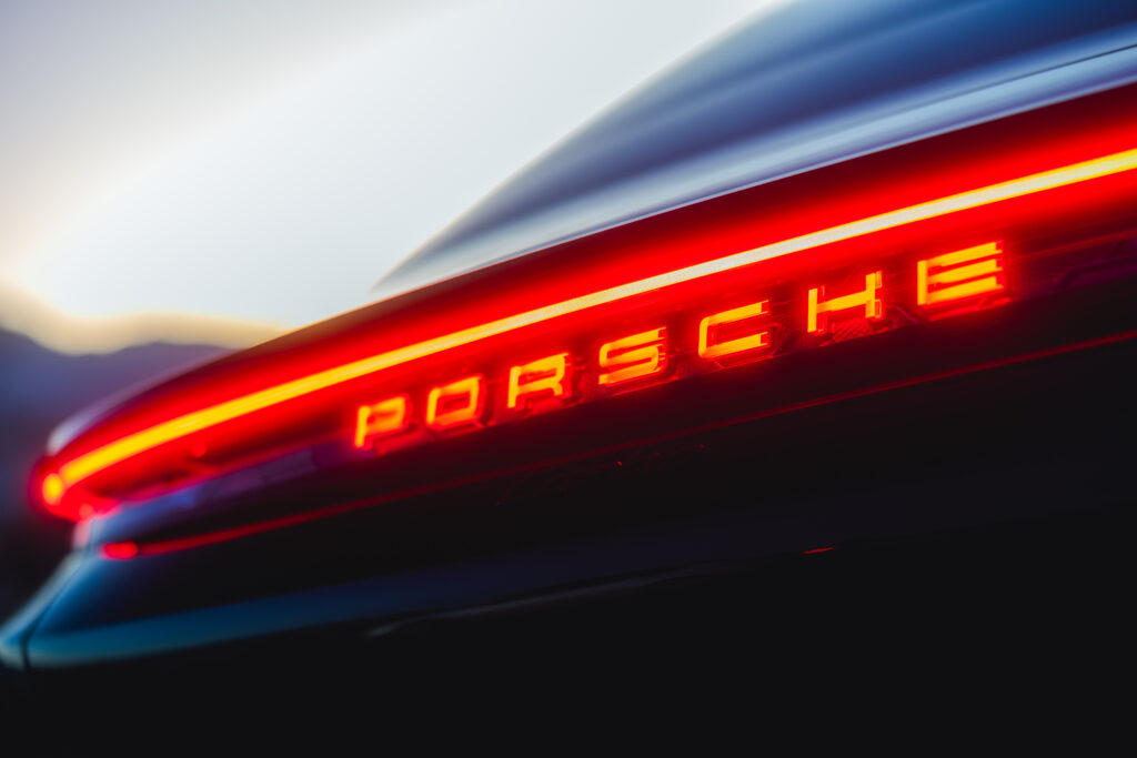 Porsche Taycan's sexy three-dimensional badge