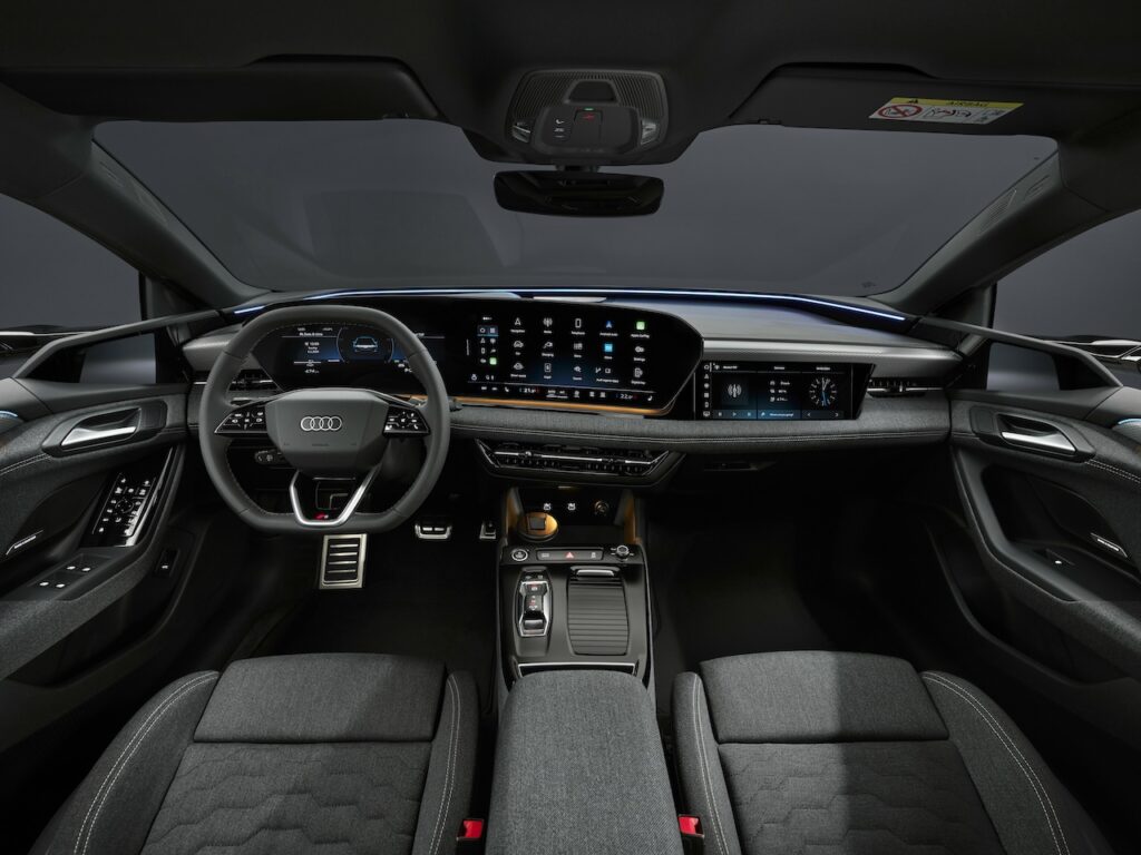 2025 Audi A6 Sportback e-tron Performance Cockpit.