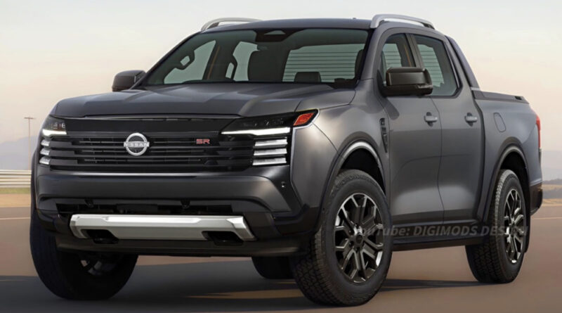 The Nissan Navara rendered by Digimods Design