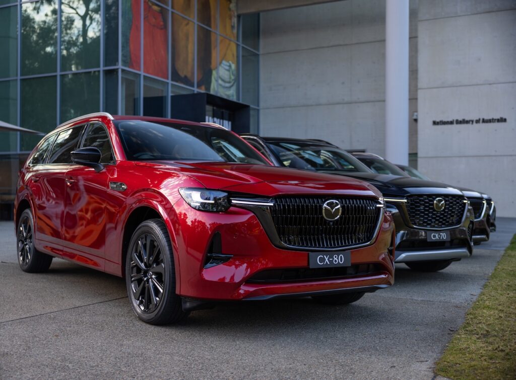 2024 Mazda CX Large Product Group range.