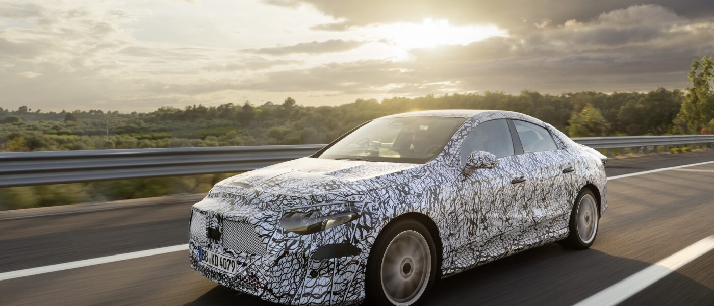 2025 Mercedes-Benz CLA undergoing testing; the new EV promises new levels of efficiency