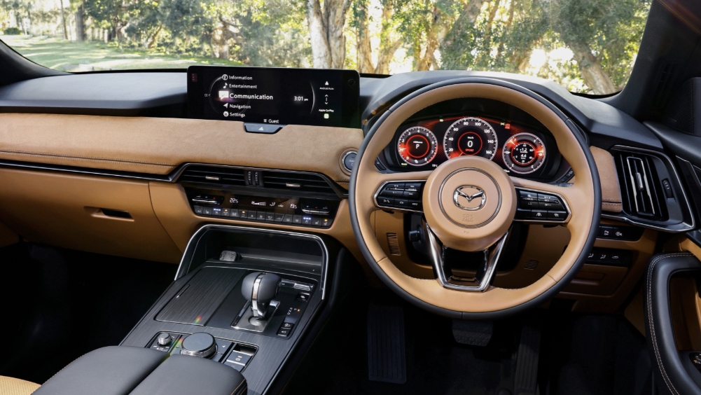 2025 Mazda CX-80 cabin tech