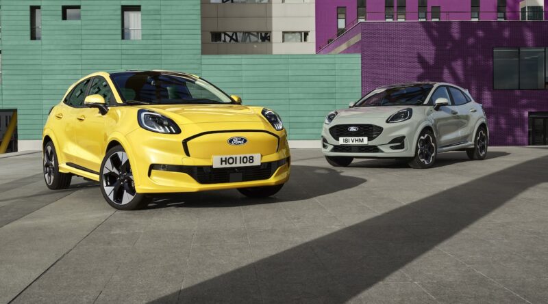 2025 Ford Puma Gen-E with ICE Puma.
