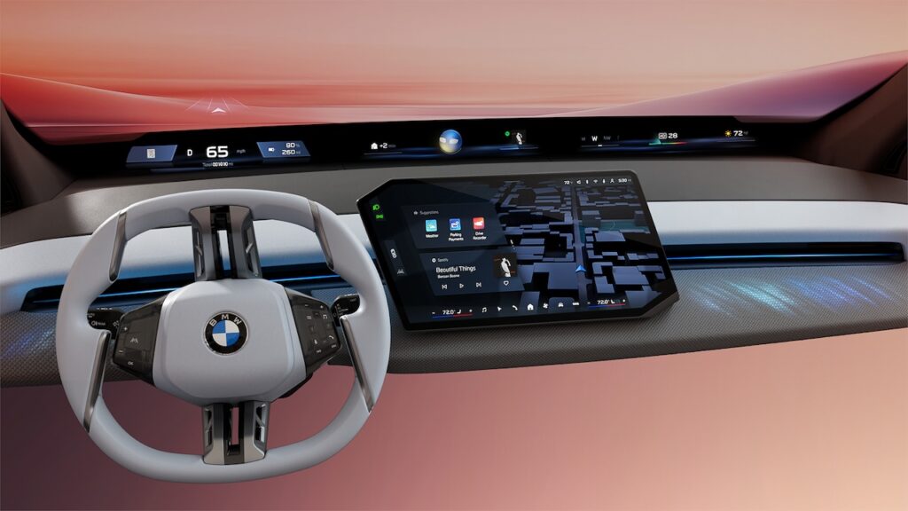 BMW Neue Klasse new generation iDrive.